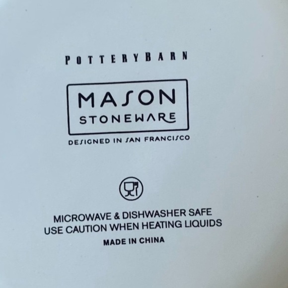 Pottery Barn Mason Stoneware Alphabet Mug -‎ Letter "P" - 18 oz. - Picture 6 of 7